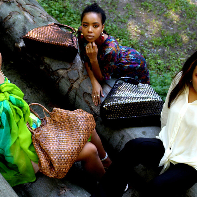 Flecht-Shopper ES-WANG Taschen Schmuck